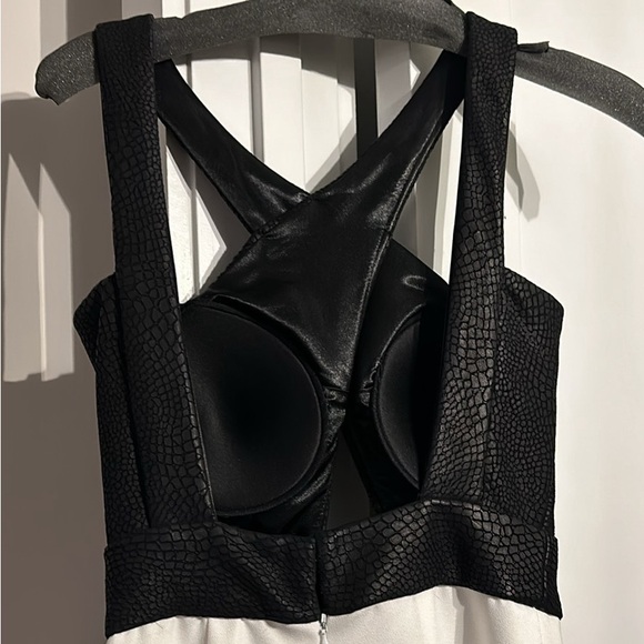 Black and White Pageant Jumpsuit - Picture 5 of 5